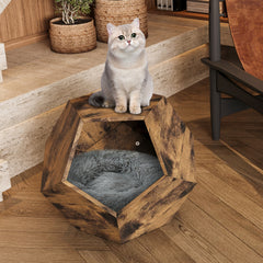 Modern Pet Furniture Cat Carrier Side Table - Multifunctional MDF