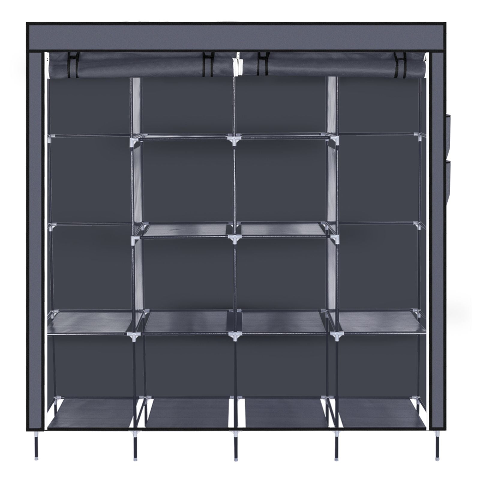 Water-proof fabric tiers of portable closet - easy clean