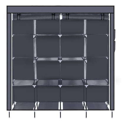 Water-proof fabric tiers of portable closet - easy clean