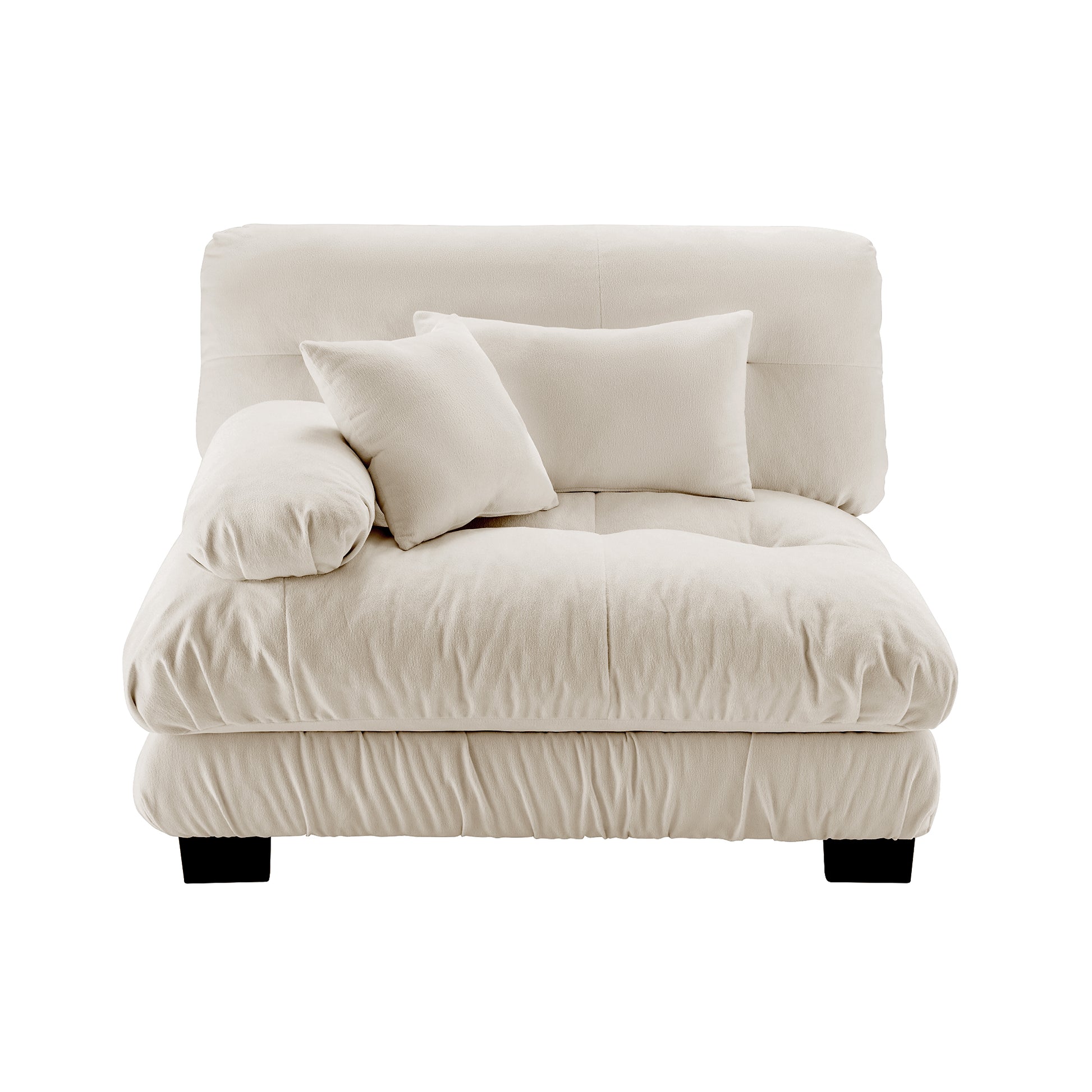 27 Sofa LSF W/2 pillows -Light Coffee image 1