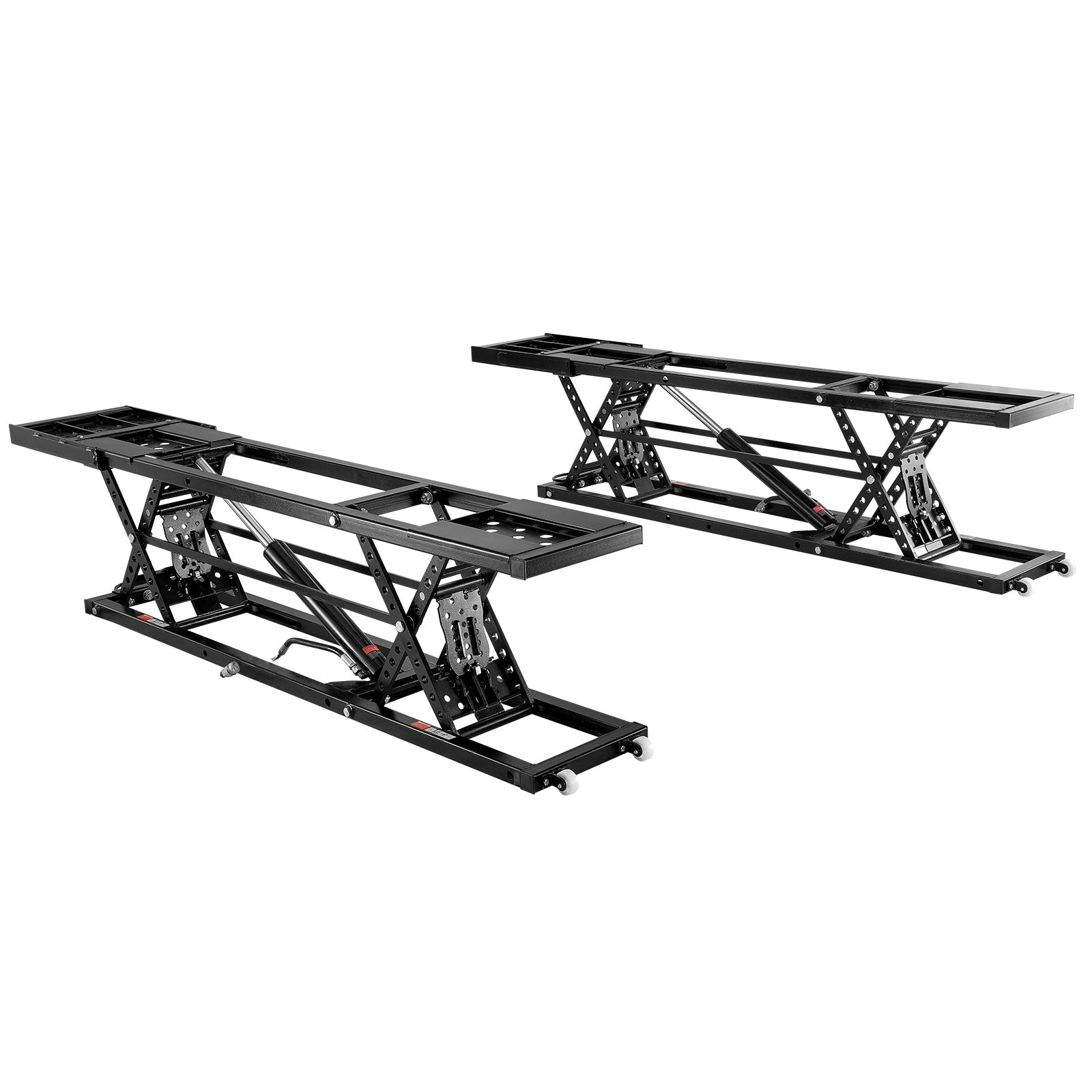 Car Lift, 25.6" Max. Height, 5,000 LBS Capacity Portable Car Lift, with Extended-Length Plates, Heavy-duty Carbon Steel Truck Lift with 120V Power Unit, Auto Car Jack Lifts for Home Garage Shop image 5
