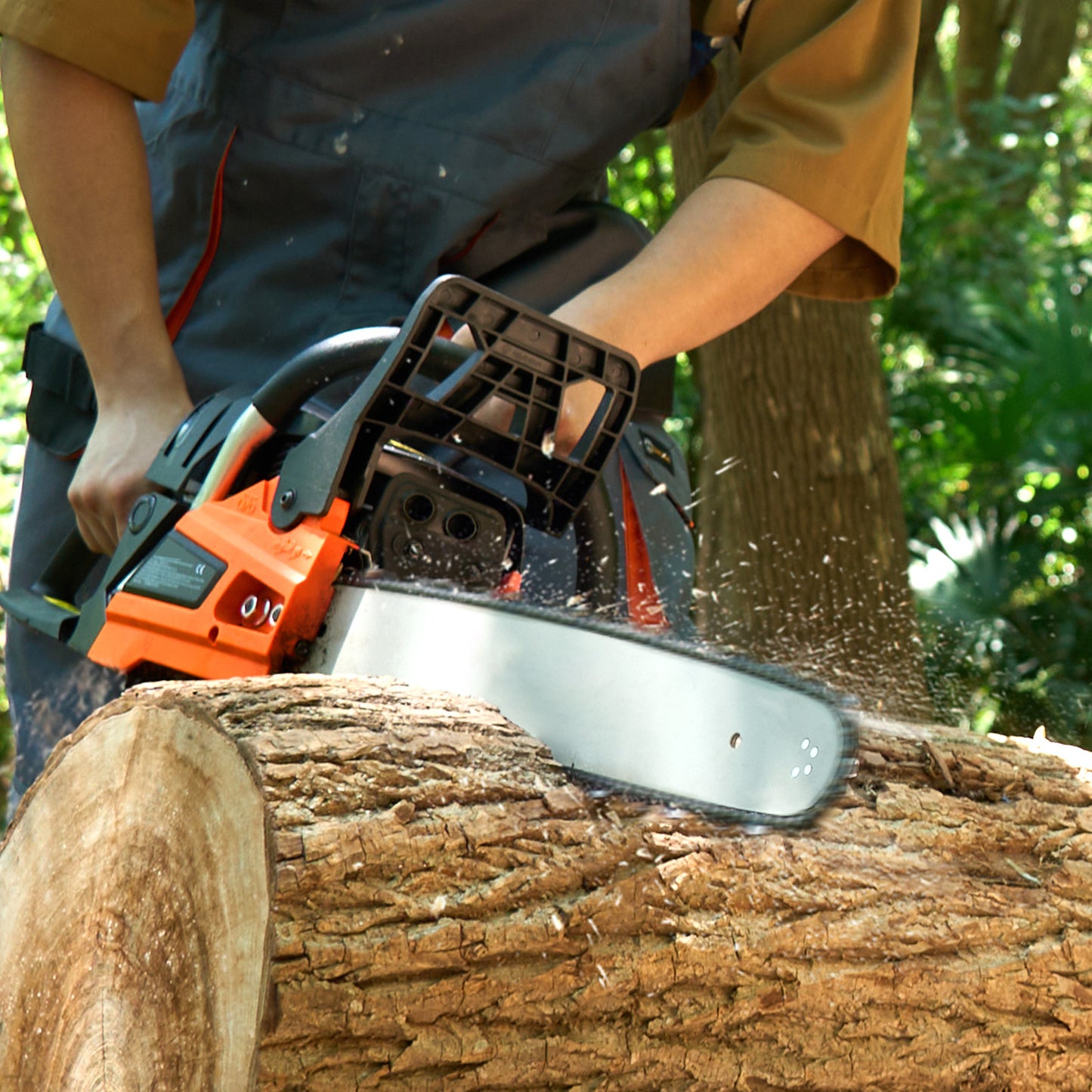 58CC 20" Gasoline Chainsaw Gas Powered Wood Cutting Engine Gas Chain Saw image 3