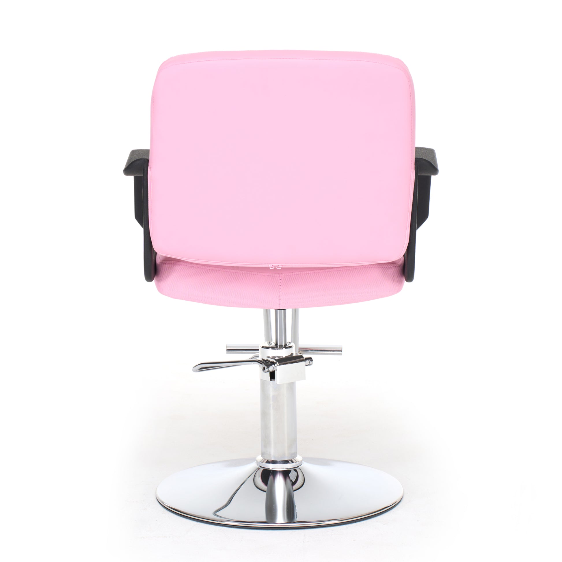 Barber Chair for Hair Stylist- 360° Swivel, Adjustable Height, Capacity 350 LBS with Heavy Duty Hydraulic Pump,PINK image 10