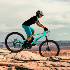 A26207 26 Inch Steel Frame Shock Fork Plus Shock Absorber 21-speed Unisex Mountain Bike