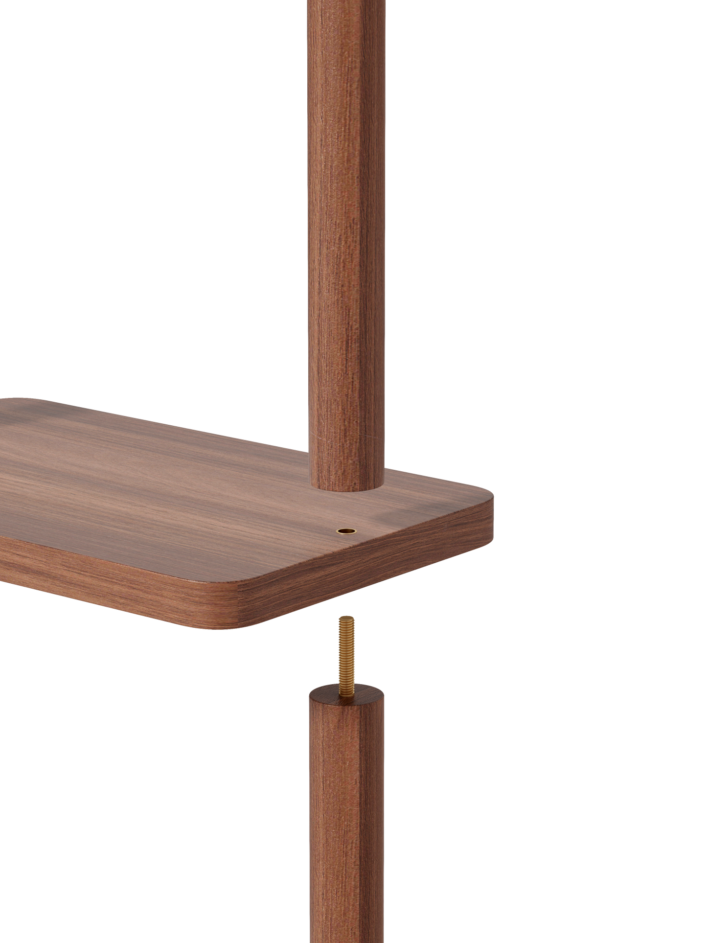 Coat Racks solid wood hanger 15.7* 11.8*71in Solid environmental protection easy to assemble beautiful can be placed in the bedroom/entrance/living room (Walnut) image 11