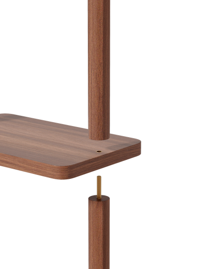Coat Racks solid wood hanger 15.7* 11.8*71in Solid environmental protection easy to assemble beautiful can be placed in the bedroom/entrance/living room (Walnut) image 11