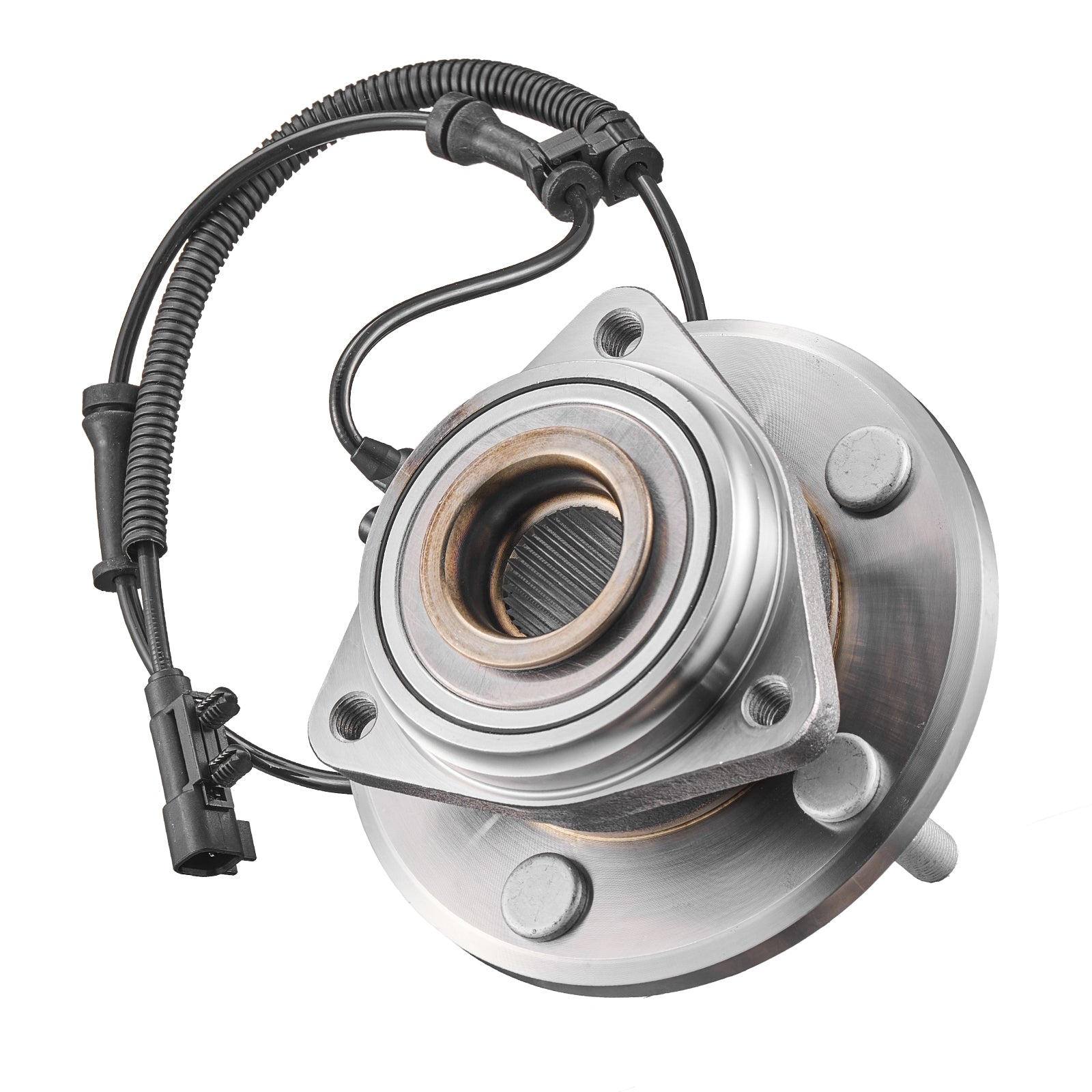 2PCS Front Wheel Bearing & Hub Assembly Fit for Jeep Wrangler 2010 Islander 2016 Rubicon Sahara 75th Anniversary Sport Utility OEM 513272, 5 Lugs with ABS Sensor, Wheel Bearing Hub Assembly Set image 5