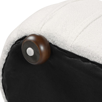 Upholstered Ottoman,Oval shape image 9