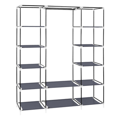 Tool-free assembly portable clothes closet - step by step