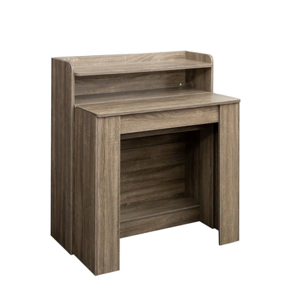 Modern Extendable Dining Table with Storage image 3