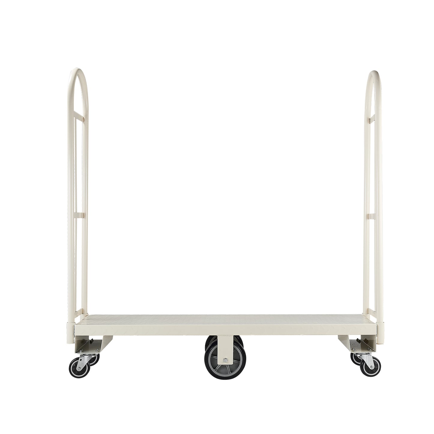 U-Boat Platform Truck Dolly, 2000 lbs Load Capacity, Heavy Duty Steel Utility Cart, Industrial Hand Push Truck with Six Wheels and Dual Detachable Handles, for Warehouse, 60 x 16.1 x 59.5 in image 1