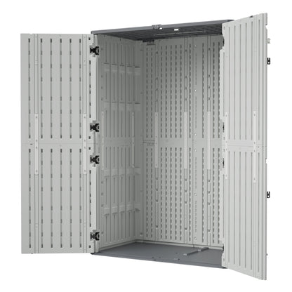 Rust Proof Resin Garden Equipment Storage - Weatherproof, Spacious, UV Resistant Material, Non-Partitioned image 12