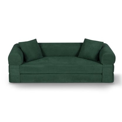 Convertible Sofa Bed Couch,80 Inch Boneless Couches for Living Room,Folding Sleeper Sofa Bed Queen with Storage,Corduroy Flod Out Couch Compressed Couch in a Box image 1