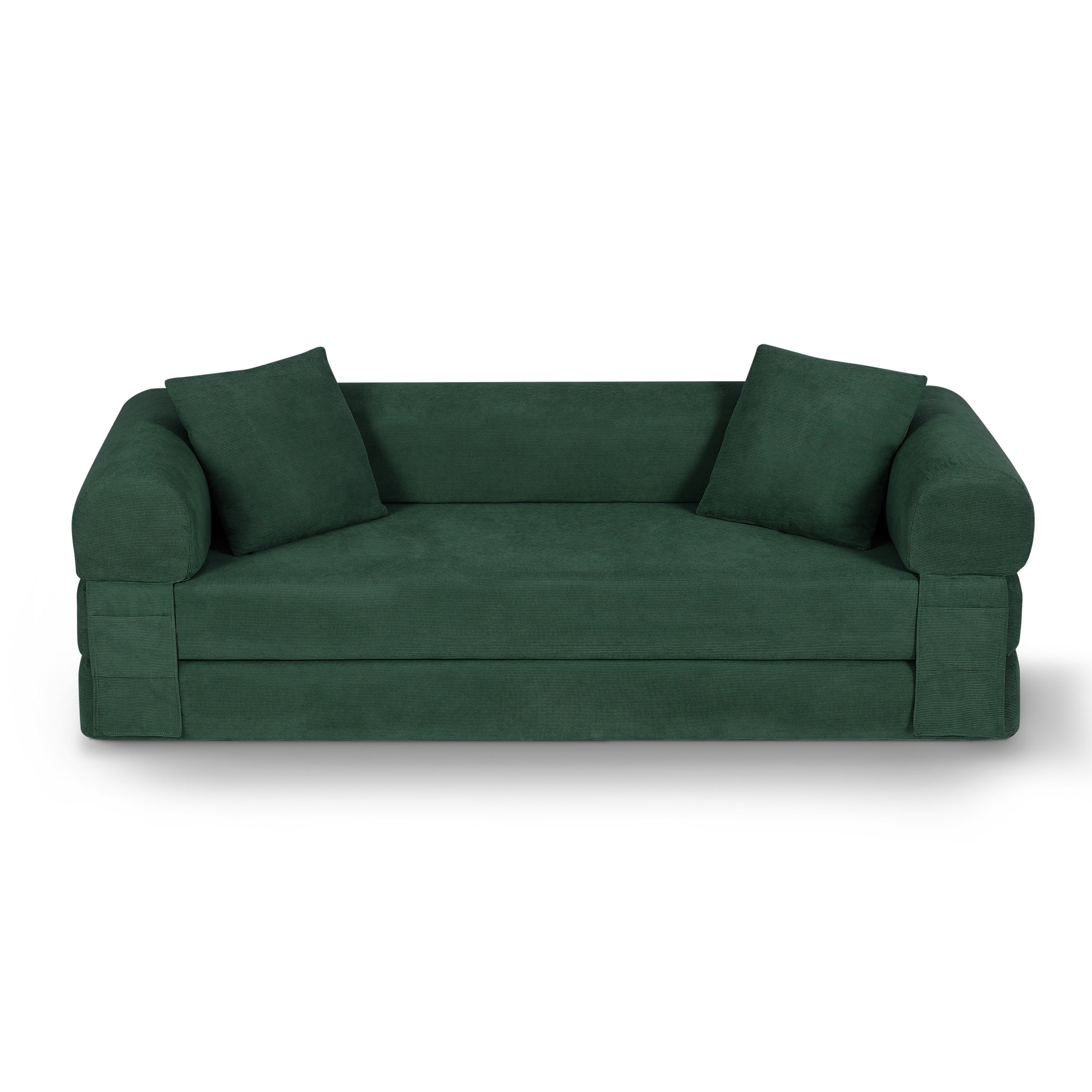 Convertible Sofa Bed Couch,80 Inch Boneless Couches for Living Room,Folding Sleeper Sofa Bed Queen with Storage,Corduroy Flod Out Couch Compressed Couch in a Box image 1