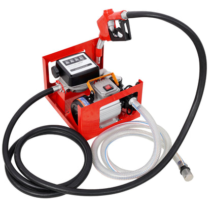 110V Self-Priming Diesel Fuel Transfer Pump Kit with Automatic Nozzle, Electric Oil Pump with Flow Meter, 13FT Hose & Fuel Nozzle Assembly image 11
