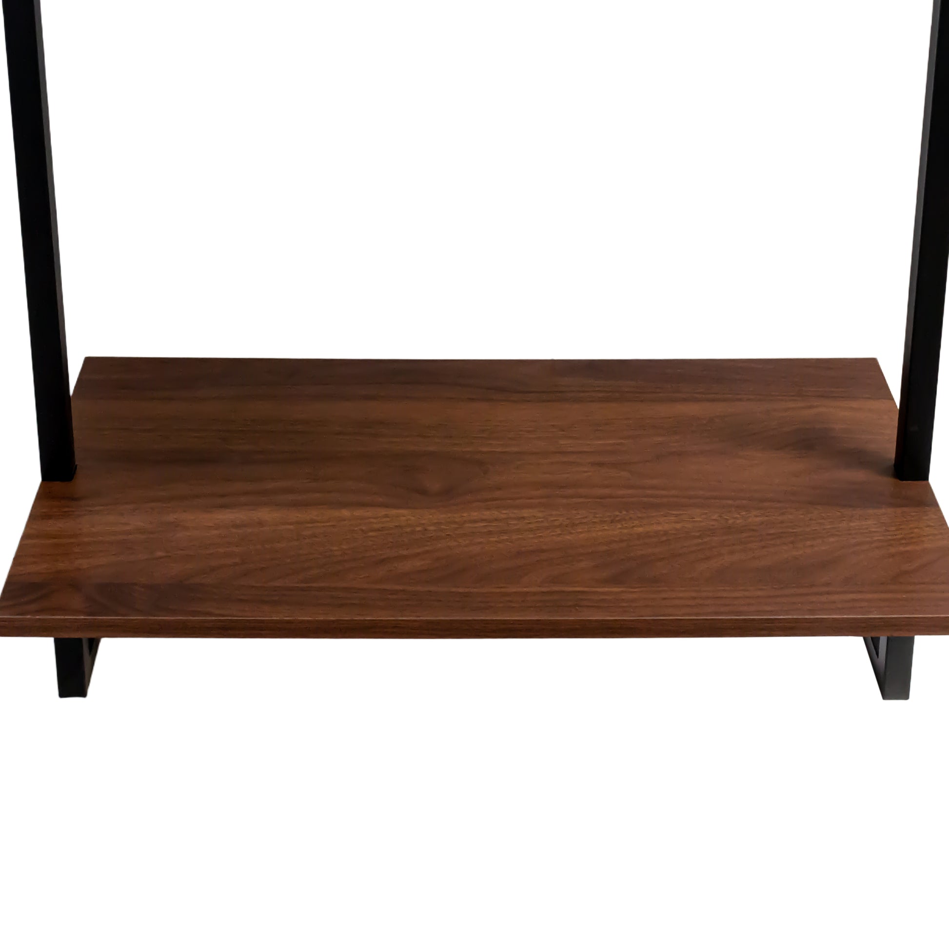 3 Tier and 2 Tier Bathroom Shelves Metal, Wood Hanging Storage Bookshelf image 5