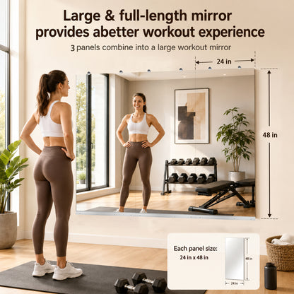 GYM MIRROR 24X48 INCH -3pcs image 10