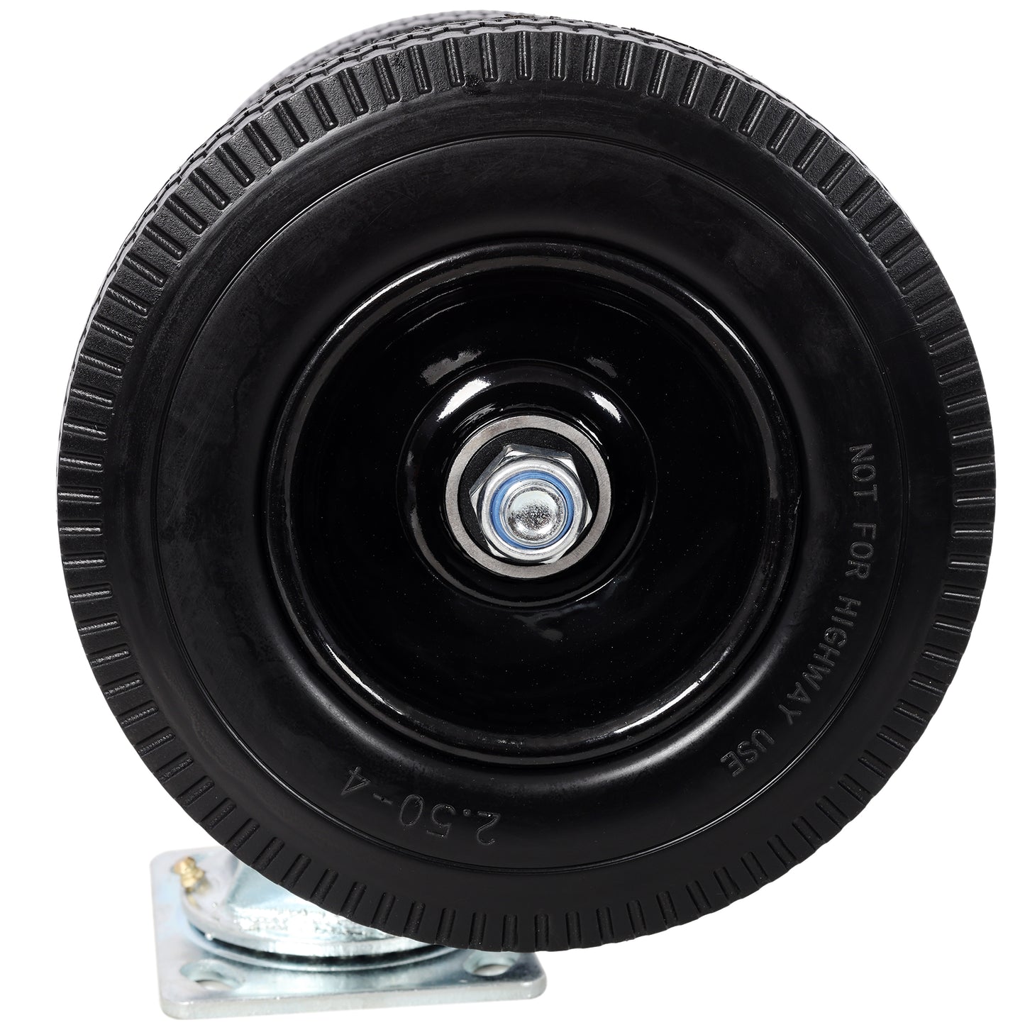 8 in Dual Flat Free Wheels Swivel Caster, 660LBS LOAD CAPACITY image 6