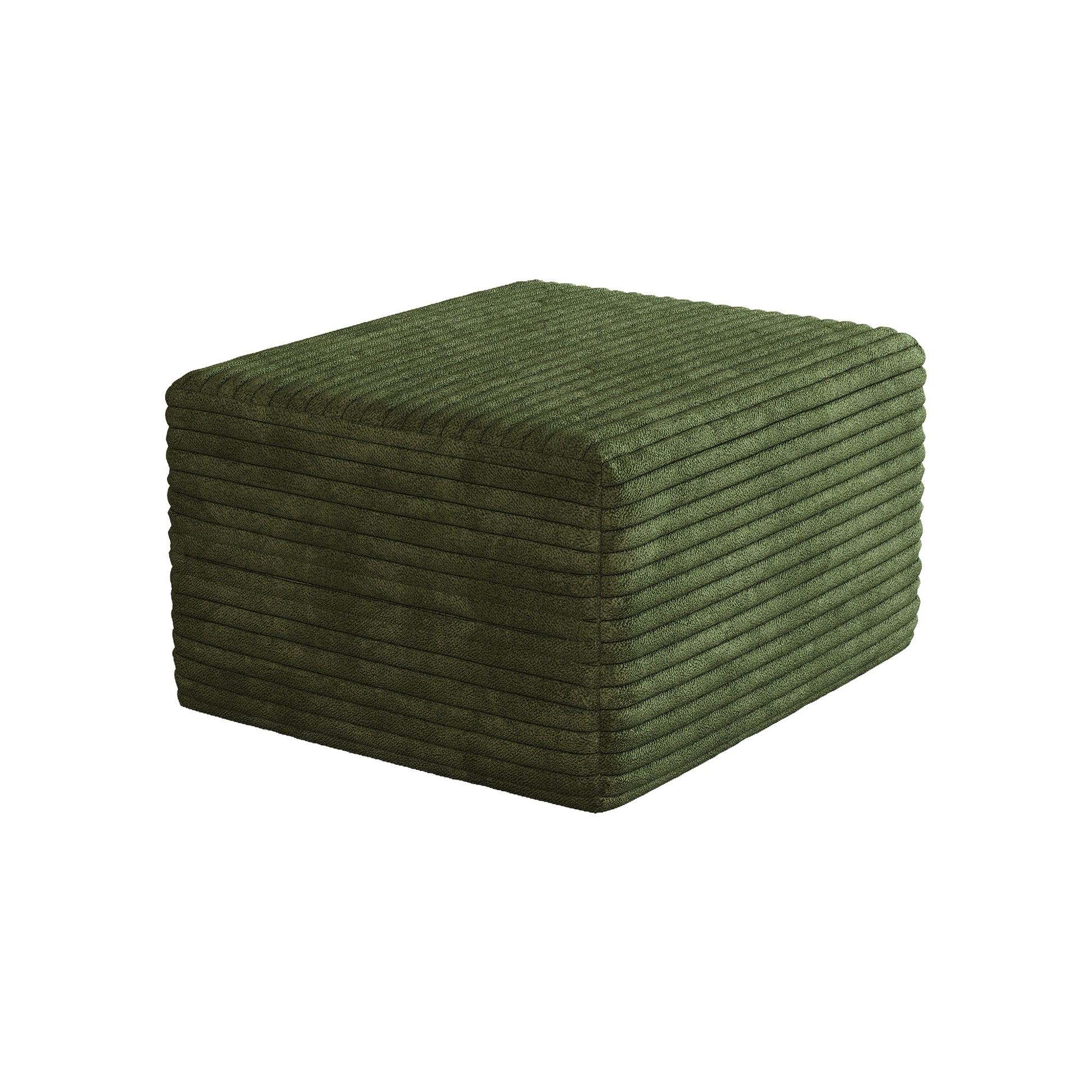 Sofa ottoman,No Assembly Required,Green(Plush Corduroy Fabric) image 8