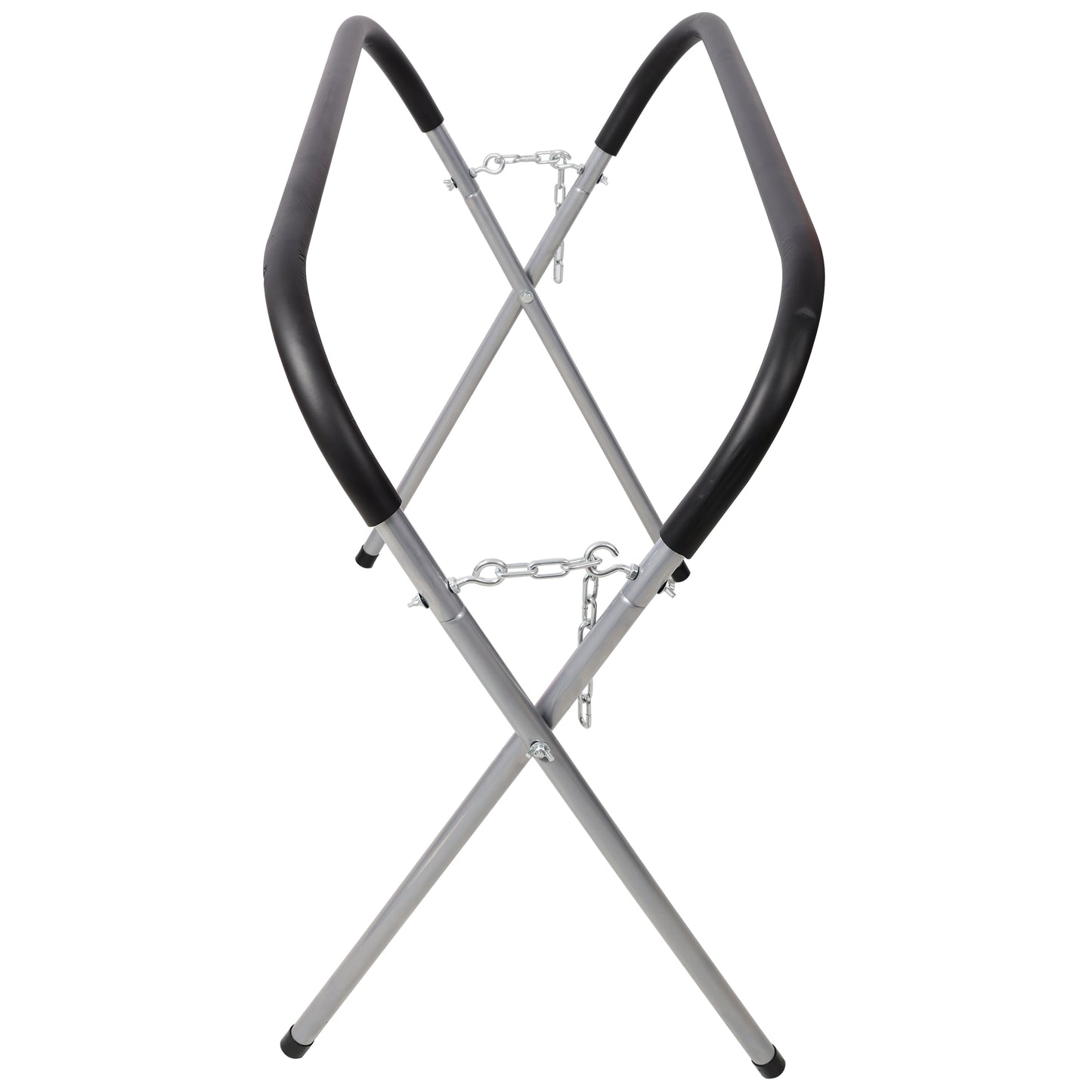 Heavy Duty Work Stand Supporting a Car Bumper