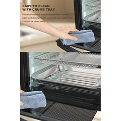 12.5 Quart 7-in-1 Convection Toaster Oven - Stainless Steel, 1500W