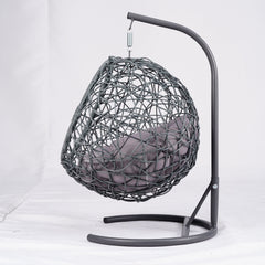 Cozy Cat Swing Bed with Stand & Cushion for Indoor Relaxation