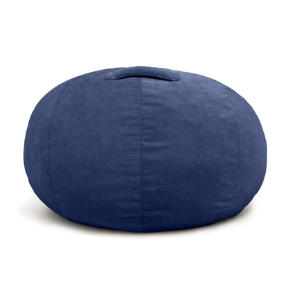 2.5FT Bean Bag Chair for Teens & Youth, Velvet Cartoon & Chenille Fabric Beanbag Chair with High-Density Foam Filled, Soft Comfy Bean Bag Sofa for Playroom, Bedroom, Living Room image 9