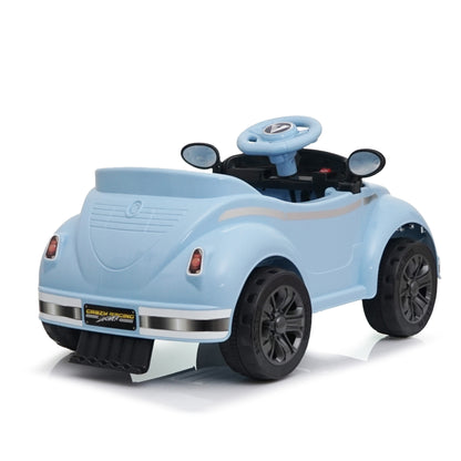 Kids ride on car in beige color option