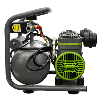 Oil Free Air Compressor, Quiet Low Noise Portable Air Compressor with Tank, 110V High Pressure Pneumatic Pump for Garage, Workshop, Woodworking, Tire Inflation image 12