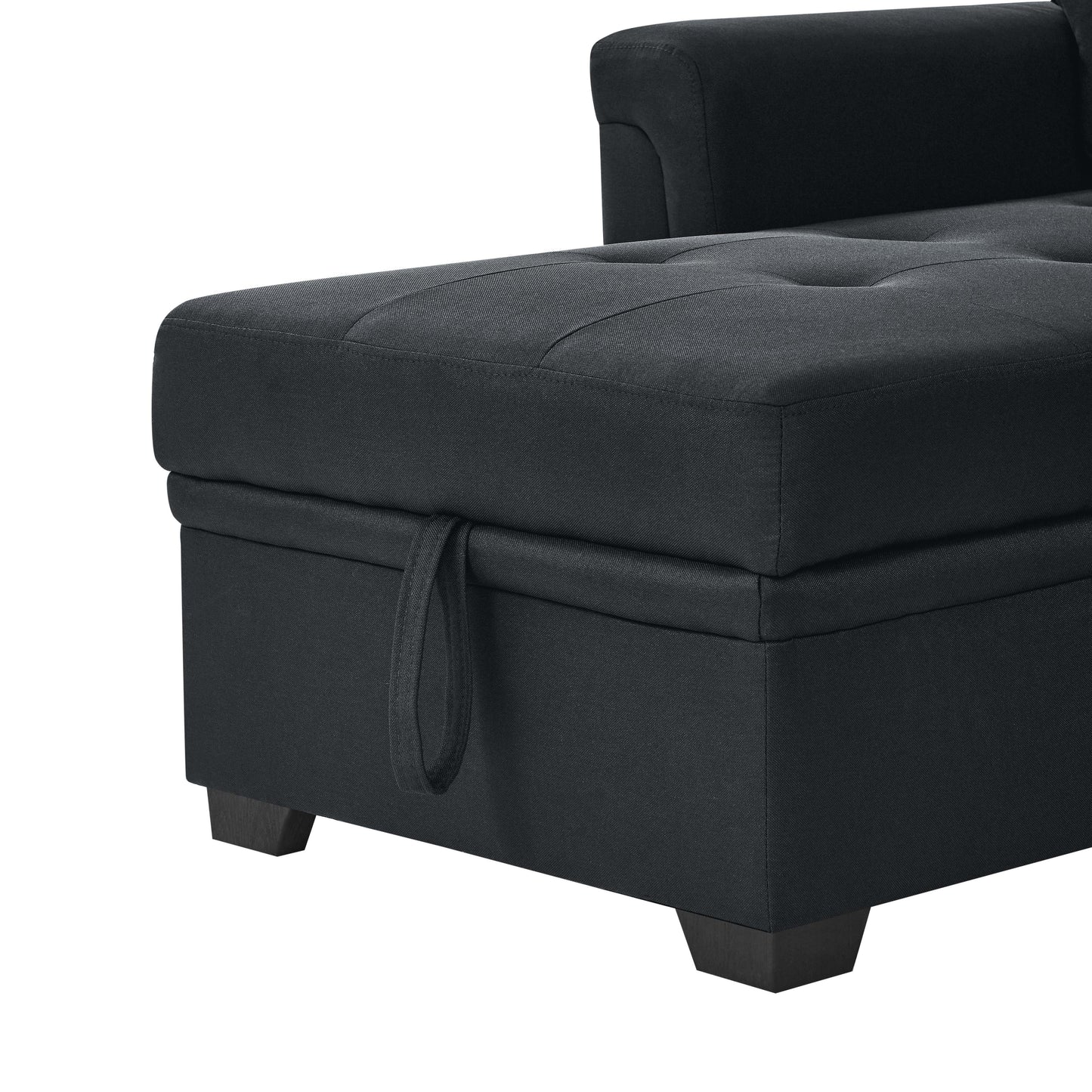 86'' Upholstered Pull-Out Sofa Bed image 9