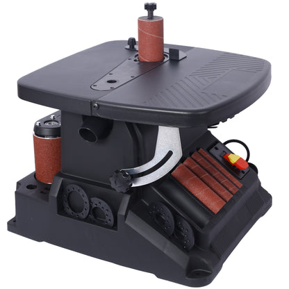 Vertical Oscillating Spindle Sander & Belt Sander, 2 IN 1 Combination Woodworking Machine image 4