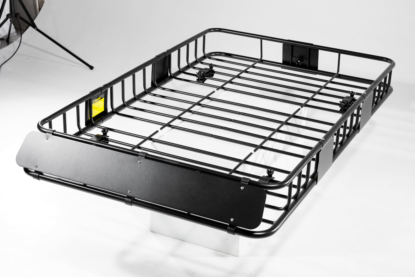 Roof Rack Basket With Net,Rooftop Steel Roof Rack,Cargo Carrier with 250 Lbs Capacity,Extension Black Car Top Luggage Holder 64"x 39" Universal for SUV/ Wagon / Seden image 9