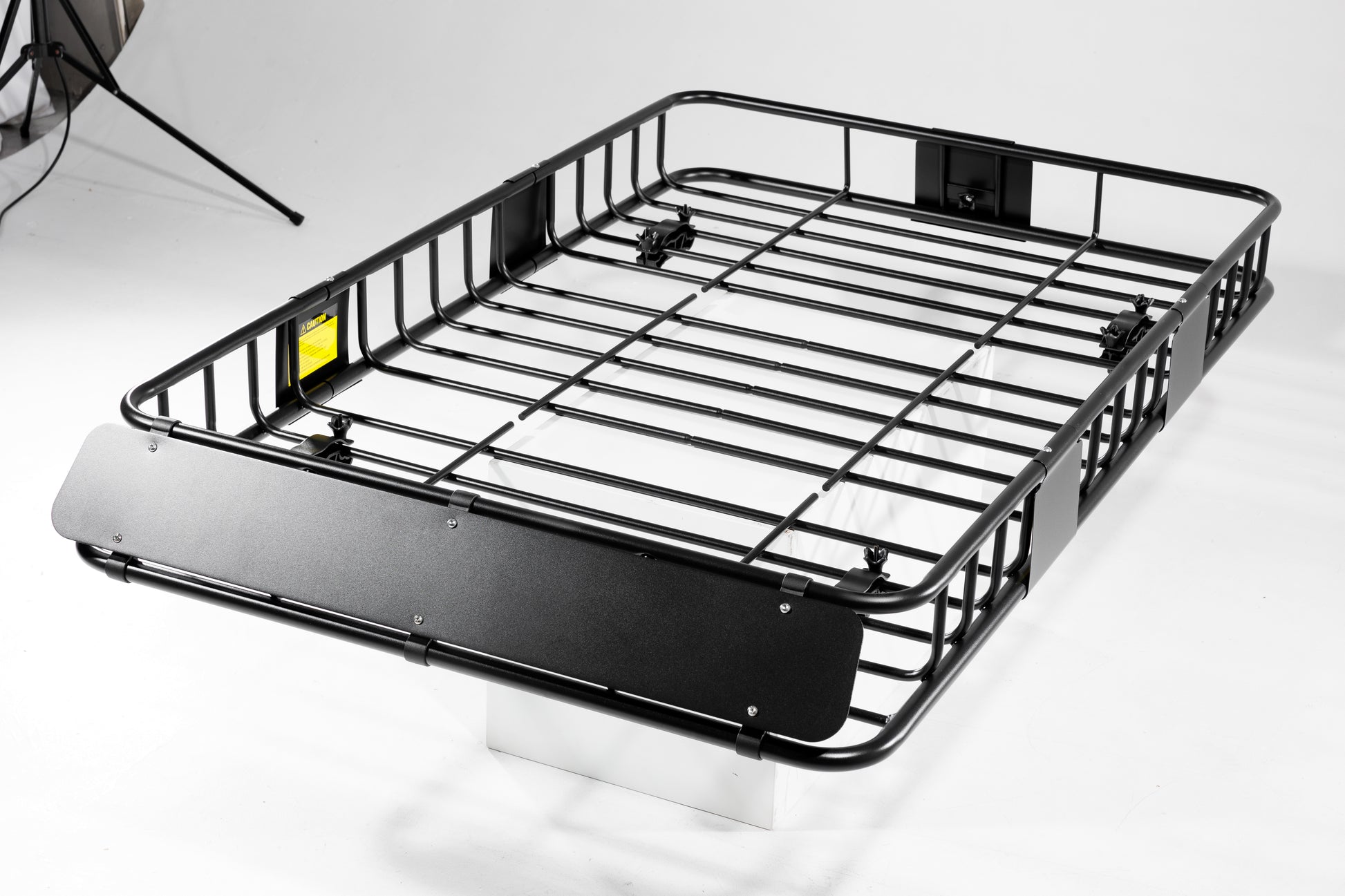 Roof Rack Basket With Net,Rooftop Steel Roof Rack,Cargo Carrier with 250 Lbs Capacity,Extension Black Car Top Luggage Holder 64"x 39" Universal for SUV/ Wagon / Seden image 9