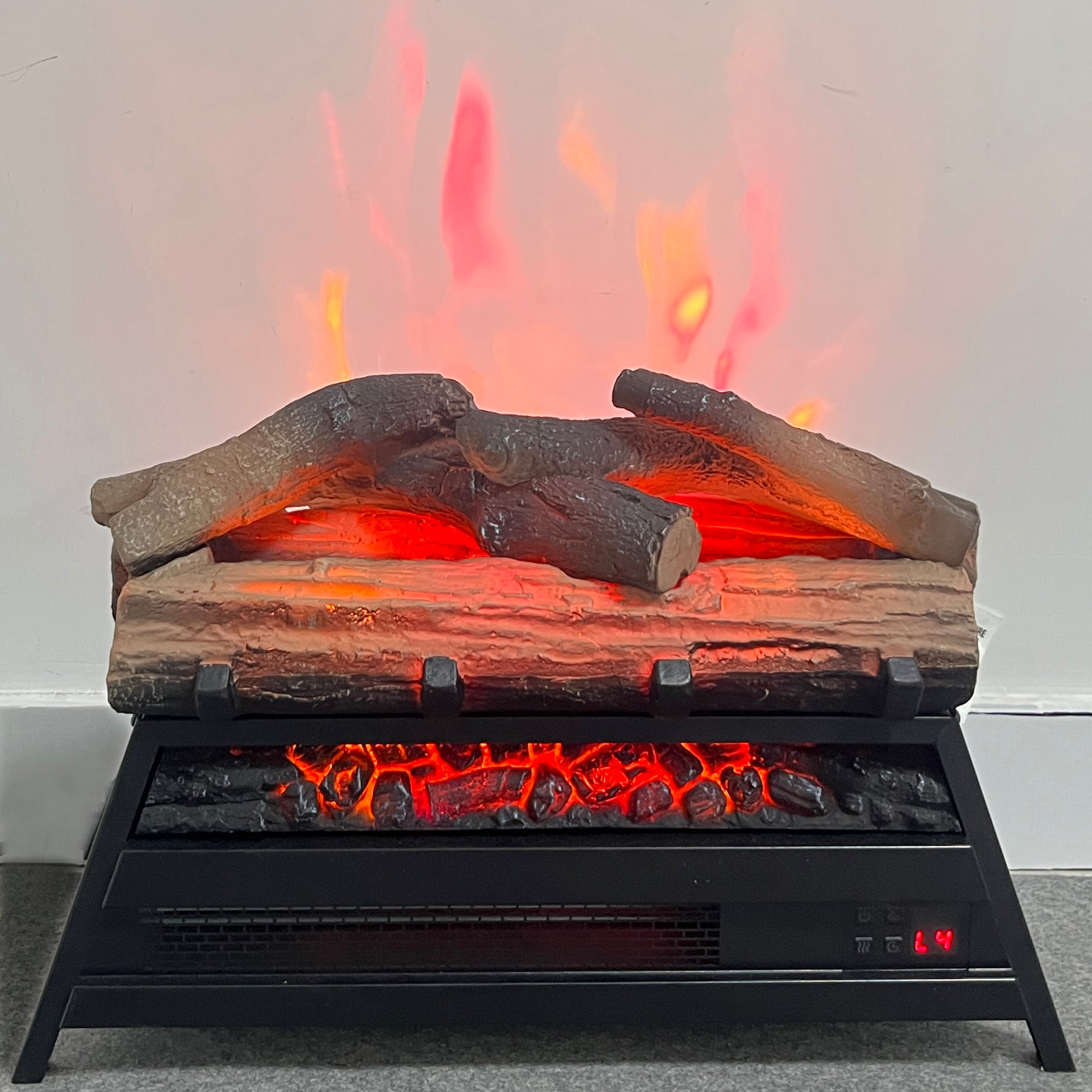 23 inch Electric Fireplace 3D Log set insert, Infrared Fireplace Heater for Indoor image 5