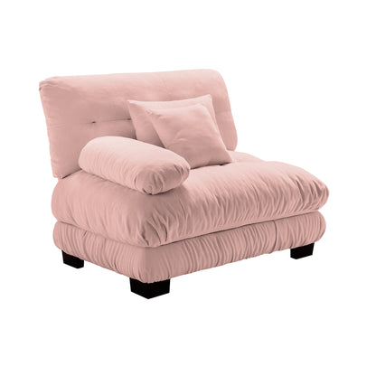 Pariss Sofa LSF W/2 pillows Pink image 3
