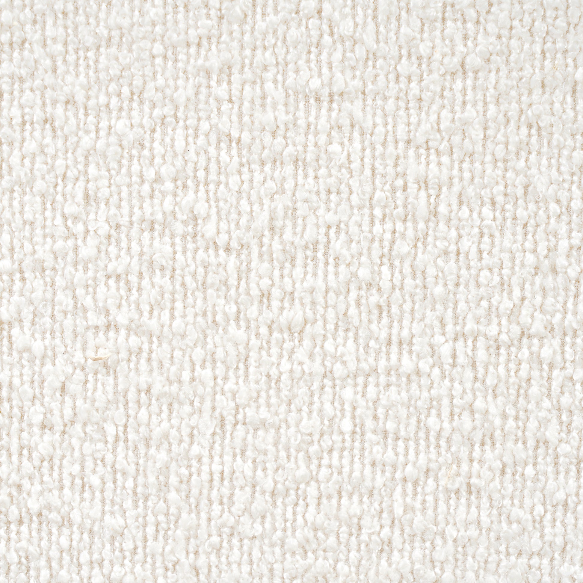King Size Upholstered Bed Frame With Boucle Fabric And Thick Headboard, Off white image 4