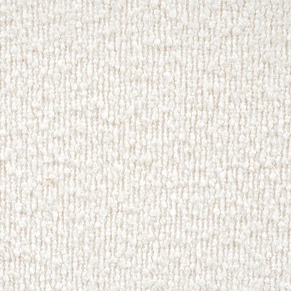 King Size Upholstered Bed Frame With Boucle Fabric And Thick Headboard, Off white image 4