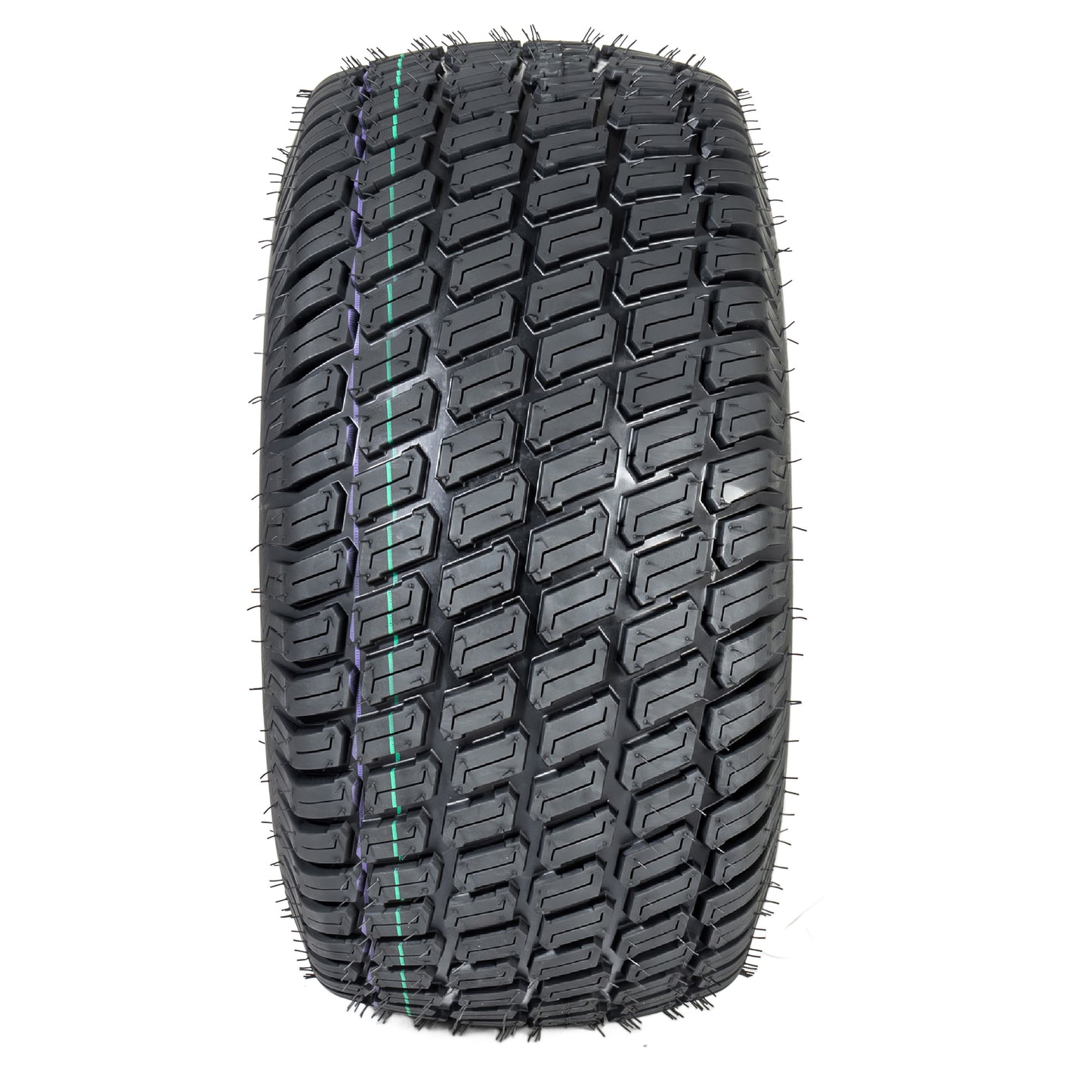 Set of 2 20x10.00-8 Lawn Mower Tires and Wheel Assembly, 4-Ply Tubeless Turf Tread Heavy Duty, 3.5" Centered Hub with 3/4" Bore and 3/16" Keyway, Yellow Steel Rim for Commercial Mowers, 1190 lbs Capac image 8