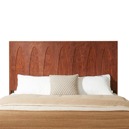 Dekuch bed frame curved headboard detail