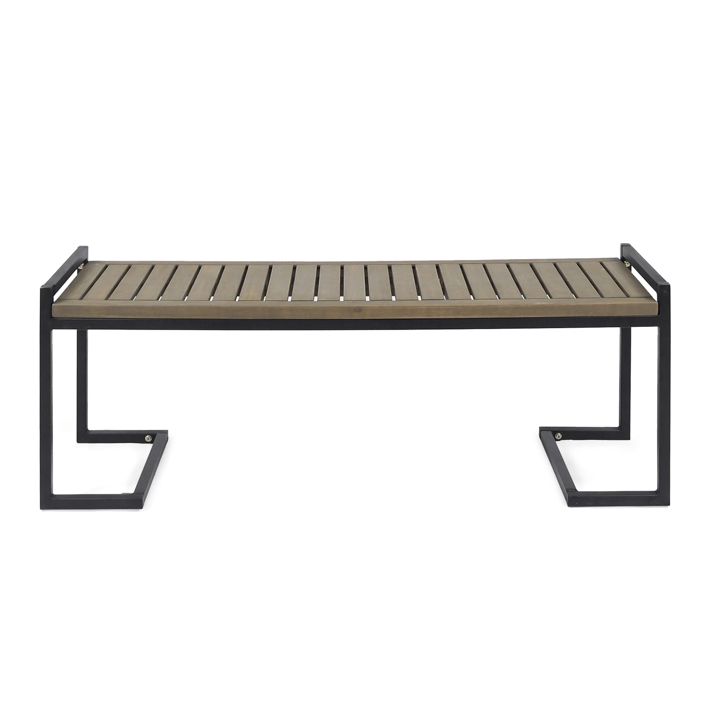 HOPKINS INDUSTRIAL WOOD AND METAL BENCH image 2