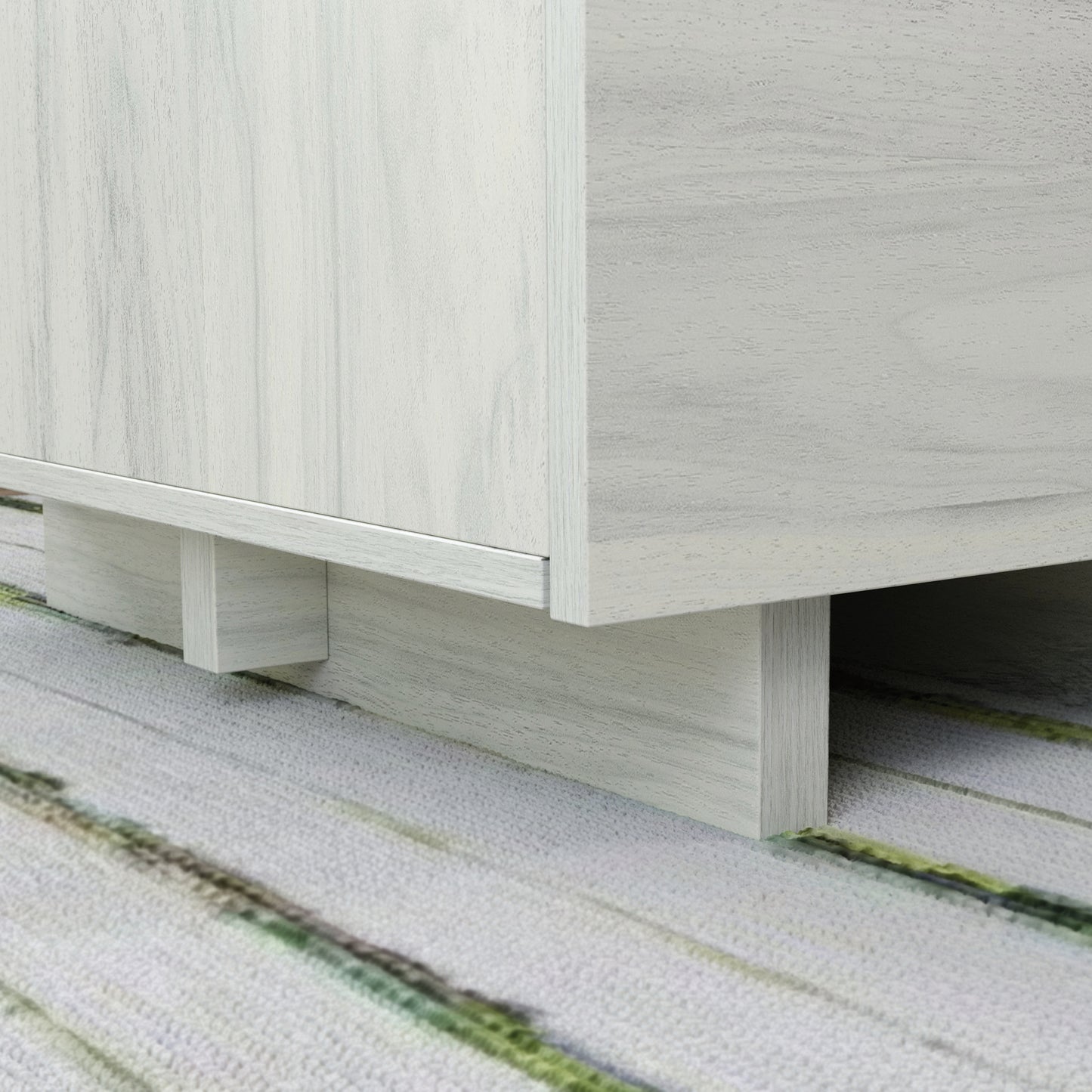 Desk with File Drawer, White finish image 5