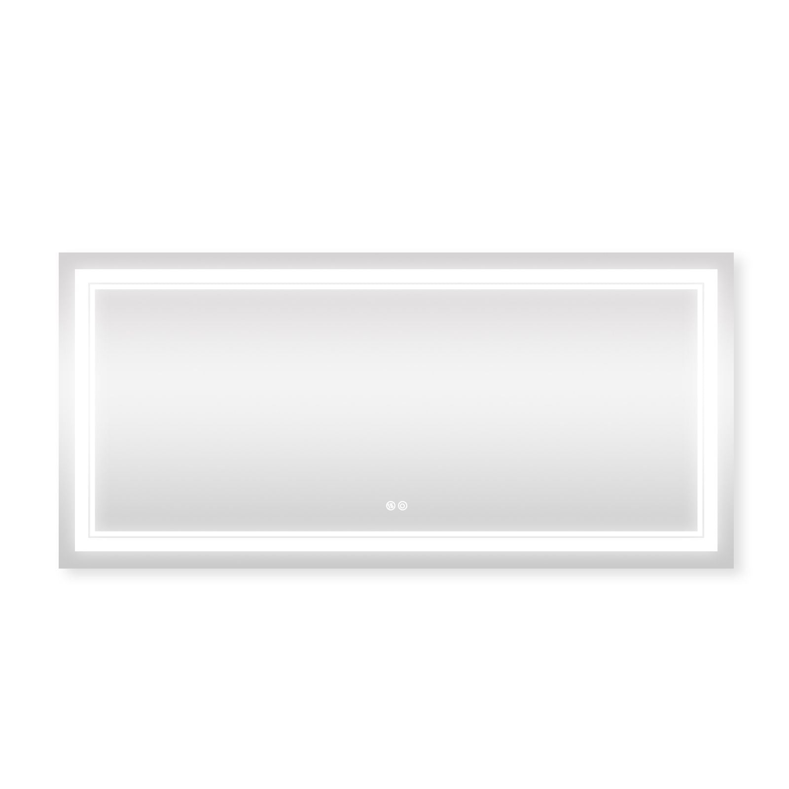 7 Size LED Bathroom Mirror Wall Mounted Vanity Mirror Anti-Fog Mirror Dimmable Lights with Touch Switch(Horizontal/Verti image 16