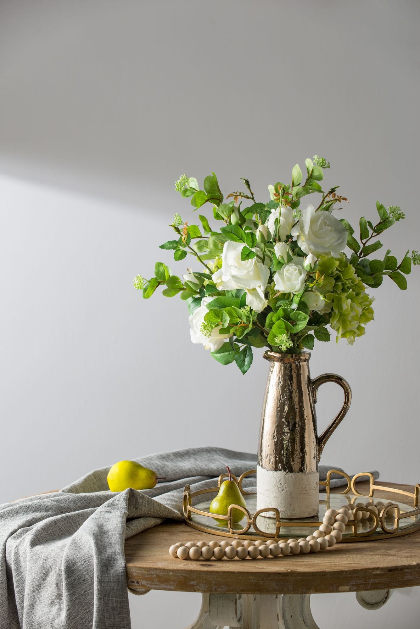 7" x 5" x 11" Candia Terracotta Pitcher, Sienna Brown image 4