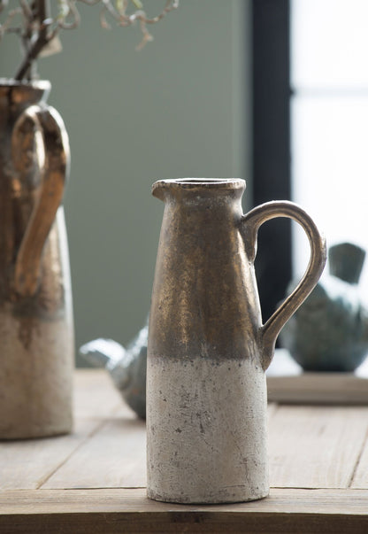 7" x 5" x 11" Candia Terracotta Pitcher, Sienna Brown image 5