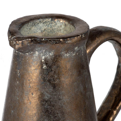 7" x 5" x 11" Candia Terracotta Pitcher, Sienna Brown image 10