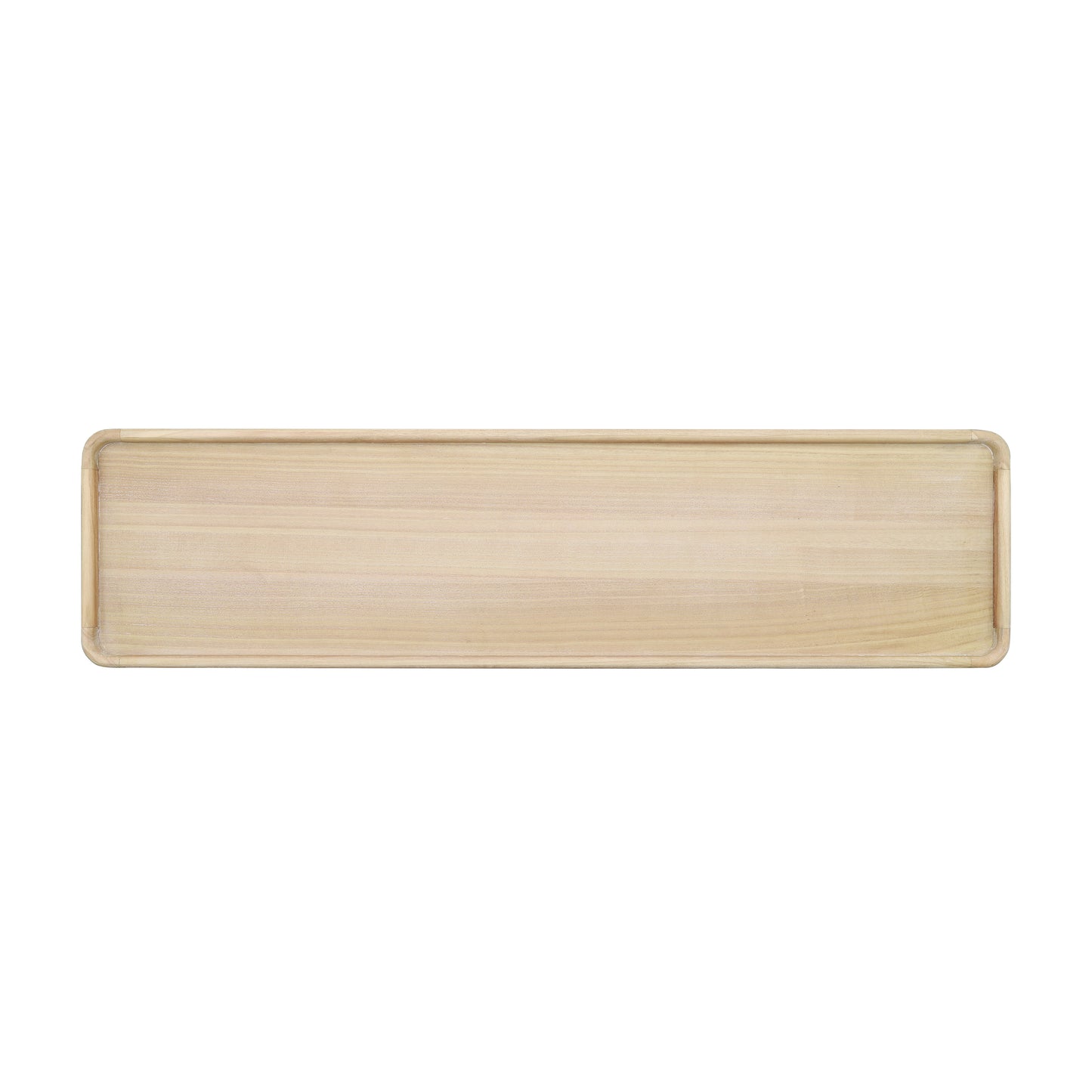 Farmhouse Console Table with Tray Top Design, Solid Wood Frame for Entryway, Living Room or Sofa Back, Natural image 6