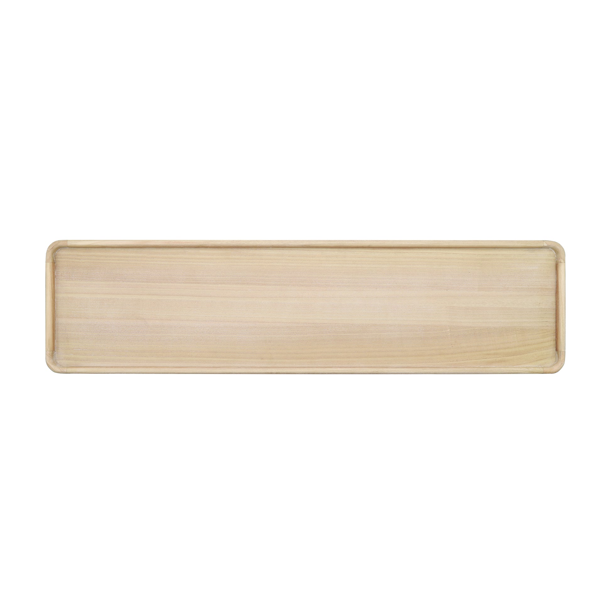 Farmhouse Console Table with Tray Top Design, Solid Wood Frame for Entryway, Living Room or Sofa Back, Natural image 6