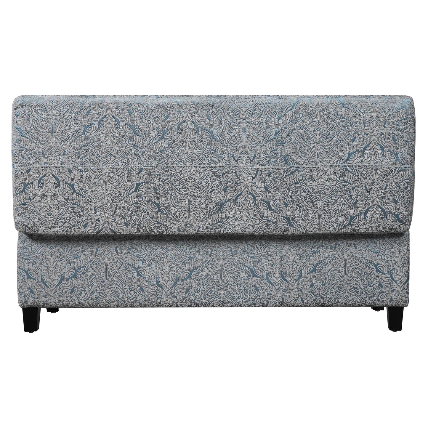 Indoor Jacquard Storage Ottoman Bench - Upholstered Entryway Bench with Hidden Storage, 300lbs Weight Capacity for Living Room, Bedroom & Hallway image 11