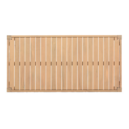 5 Piece Set Acacia wood Outdoor Sofa Set, outdoor rope-woven chair, deep seat design with soft cushion, suitable for porches, gardens, backyards, and balconies (Light Teak + Beige Rope + Beige Cushion image 12