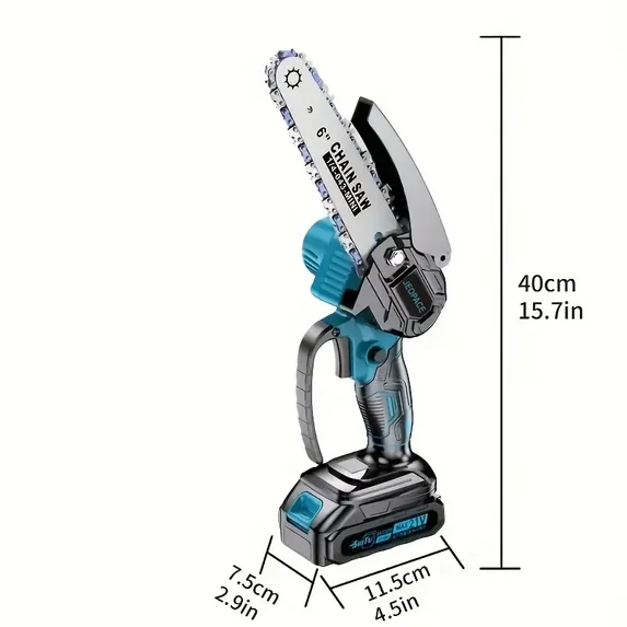 Mini Cordless Saw - 6-inch Handheld Chainsaw for Pruning